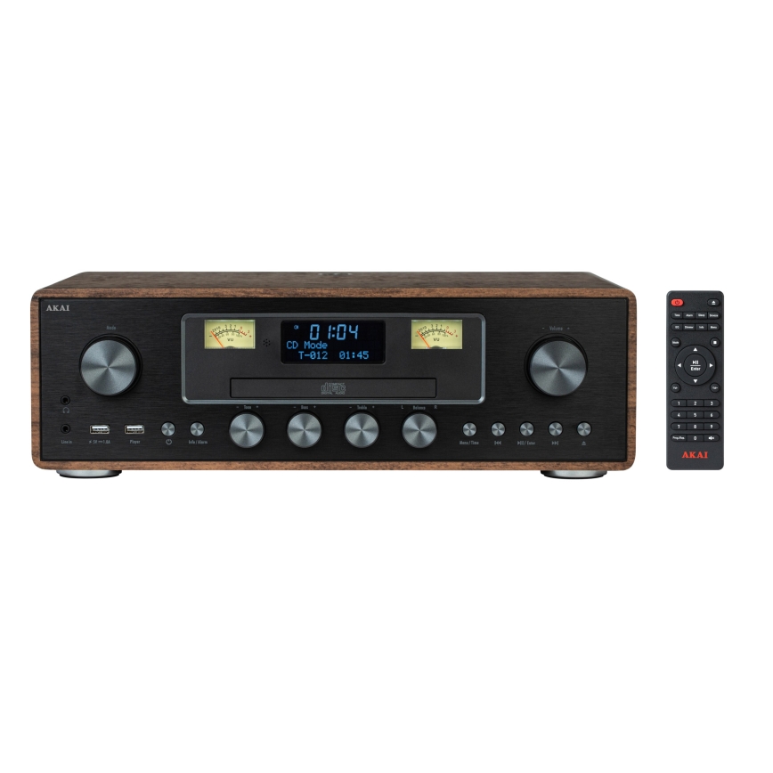 AKAI AM-100 RHAPSODY - mikrosistem sa CD/FM/DAB/AUX/USB/MP3 40W/230V + daljinski upravljač