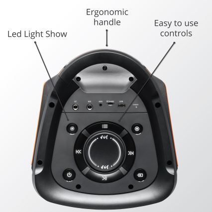 AKAI PARTY BOX 810 - Bežični zvučnik 65W/230V 5000 mAh + daljinski upravljač