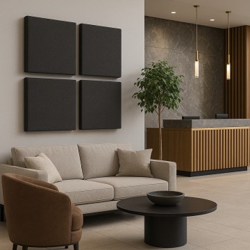 Akustični panel SILENCE 58x58 cm antracit
