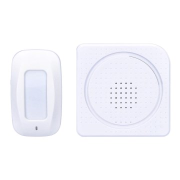 Alarm 3xAA sa bežičnim detektorom pokreta 3xAAA/5V beo