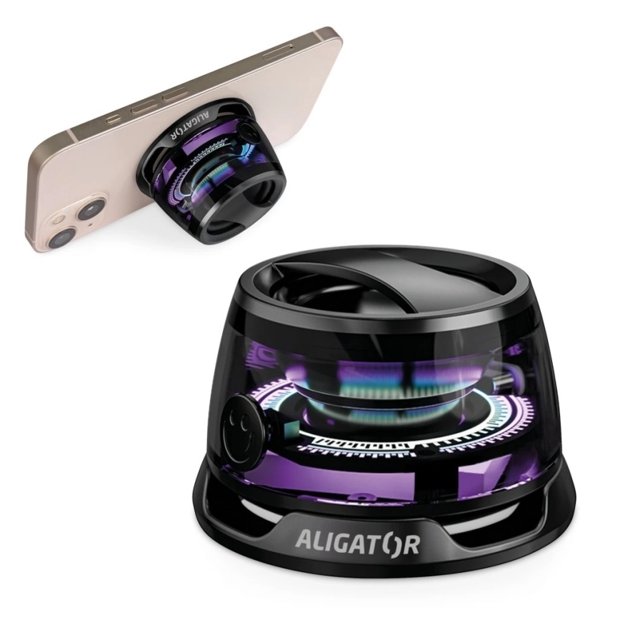 Aligator ABSMB01 - magnetni zvučnik za MagSafe Mini Beat, 400 mAh, crne boje