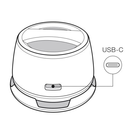 Aligator ABSMB01 - magnetni zvučnik za MagSafe Mini Beat, 400 mAh, crne boje