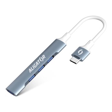 Aligator AHUB002 - USB-C adapter 4 u 1