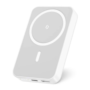 Aligator AMS04WT - Power bank sa bežičnim punjenjem Qi i MagSafe, 10000 mAh, 15W Power Delivery, crna