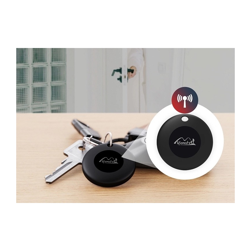 Aligator APD001 - Lokator Life Tag 1xCR2032 IP65 crna