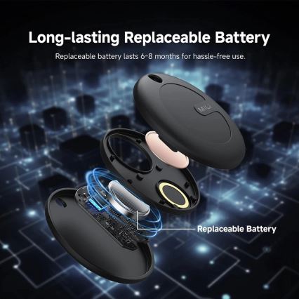 Aligator APD003 - Lokator MiTag 1xCR2032 IP67 crna