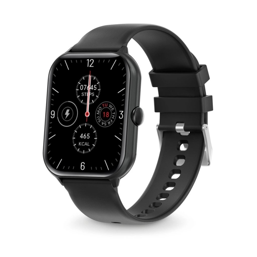 Aligator AW10BK - Pametni sat Watch GO, kapacitet baterije 220 mAh, IP67, crna