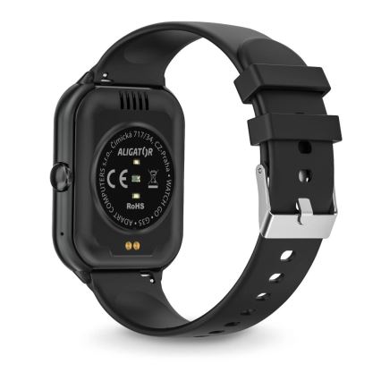 Aligator AW10BK - Pametni sat Watch GO, kapacitet baterije 220 mAh, IP67, crna