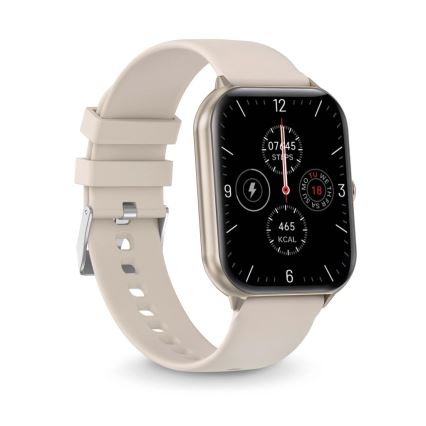 Aligator AW10SR - Pametni sat Watch GO 220 mAh IP67 krem