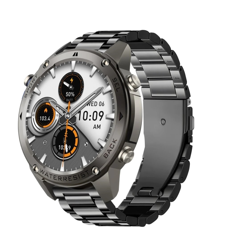 Aligator AW12BK - Pametni sat Watch sa GPS-om, baterija 500 mAh, IP69K, crne boje