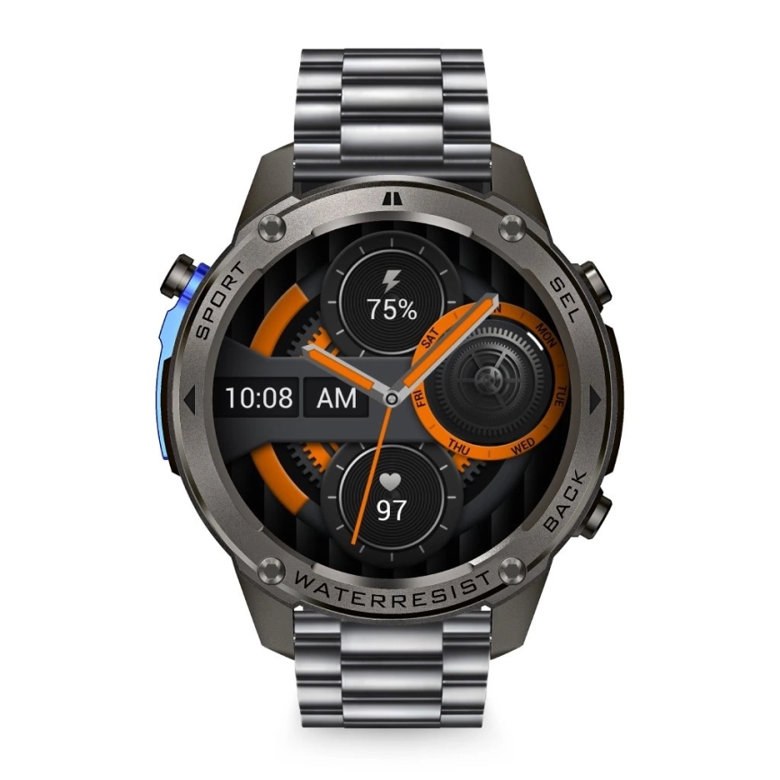 Aligator AW12BK - Pametni sat Watch sa GPS-om, baterija 500 mAh, IP69K, crne boje