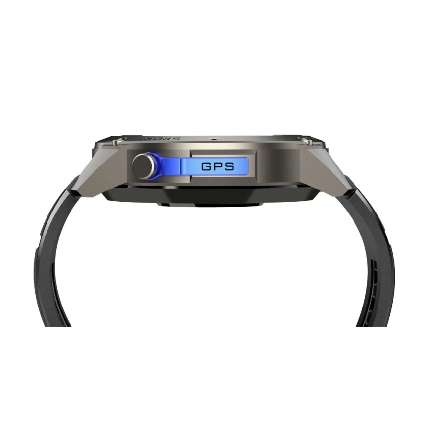Aligator AW12BK - Pametni sat Watch sa GPS-om, baterija 500 mAh, IP69K, crne boje