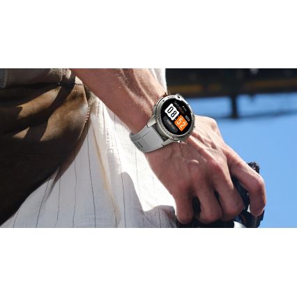Aligator AW12SR - pametni sat s GPS-om, baterija 500 mAh, IP69K, srebrna