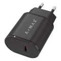 Aligator AX0002V - adapter za brzo punjenje A-MAX Power Delivery 20W USB-C, crni