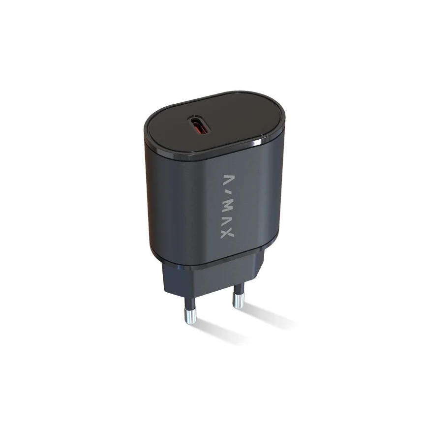 Aligator AX0002V - adapter za brzo punjenje A-MAX Power Delivery 20W USB-C, crni