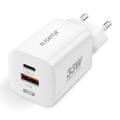 Aligator CHPD0020 - Brzi GaN adapter Power Delivery 33W USB-A + USB-C, bela