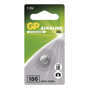 Alkalna dugmićasta baterija LR43 GP ALKALINE 1,5V/70 mAh