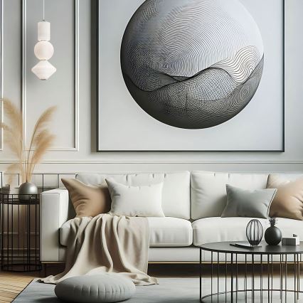 Alora Mood - LED luster na sajli BIJOU LED/20W/230V 3000K matni hrom