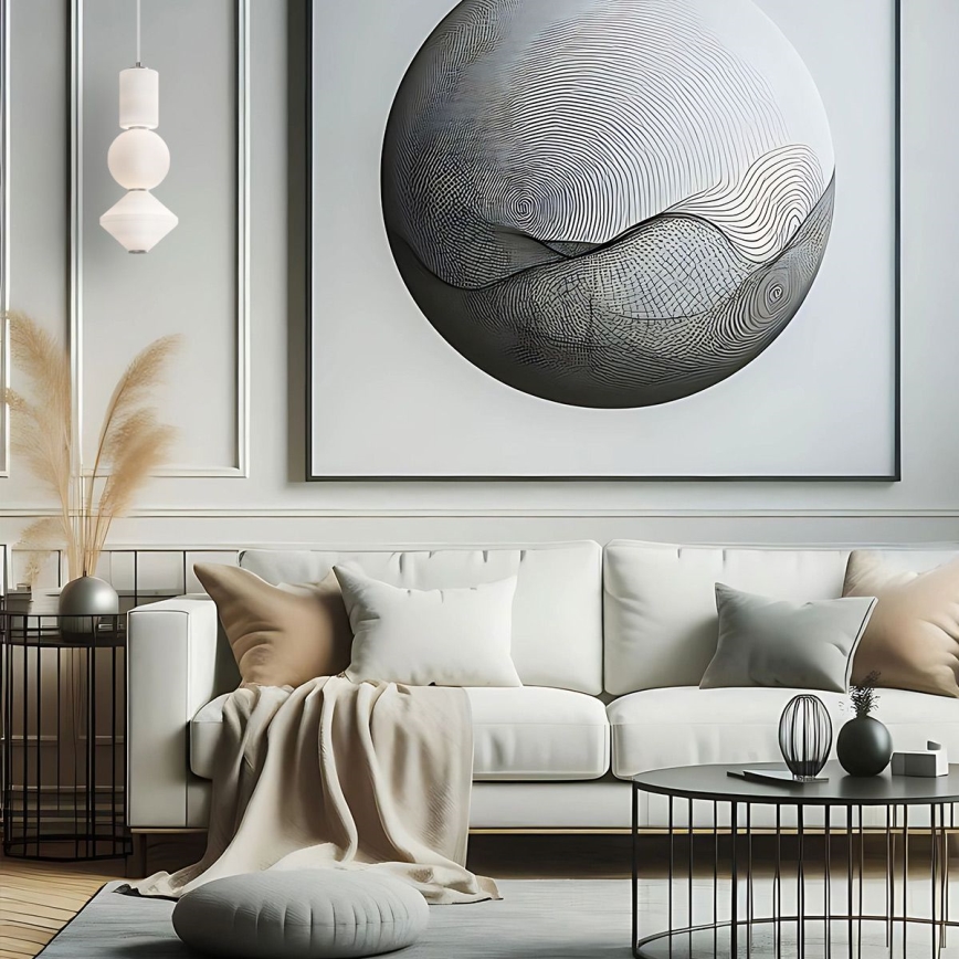 Alora Mood - LED luster na sajli BIJOU LED/20W/230V 3000K matni hrom