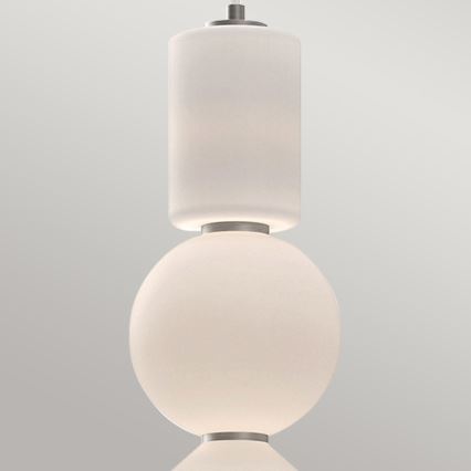 Alora Mood - LED luster na sajli BIJOU LED/20W/230V 3000K matni hrom