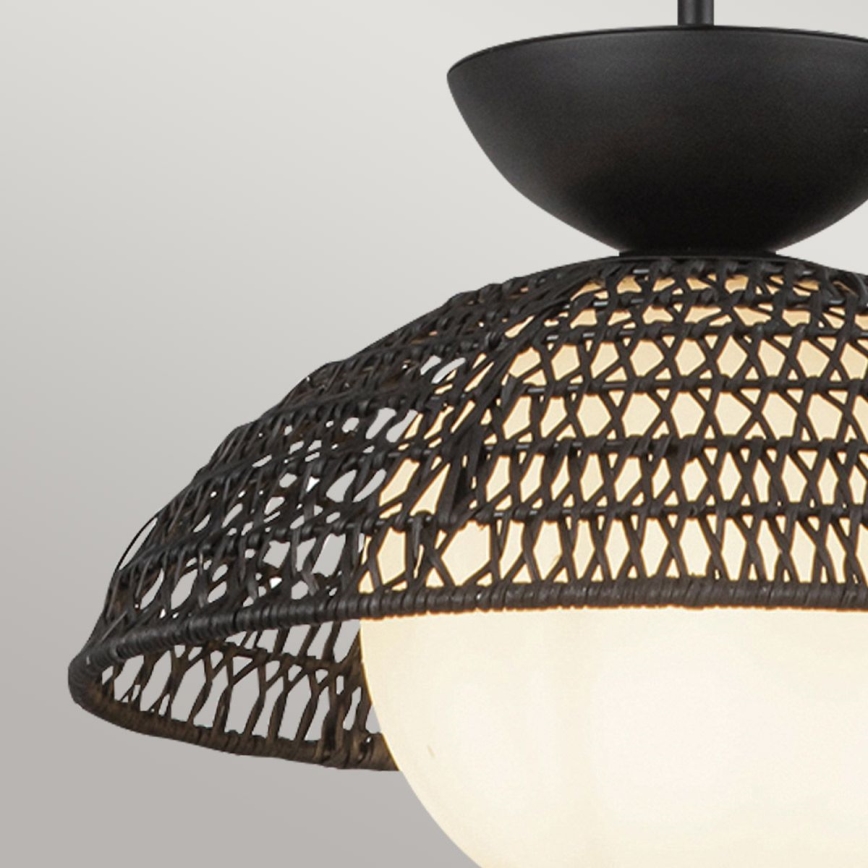 Alora Mood - Luster na stalku PERTH 1xE27/60W/230V prečnik 37,5 cm crna