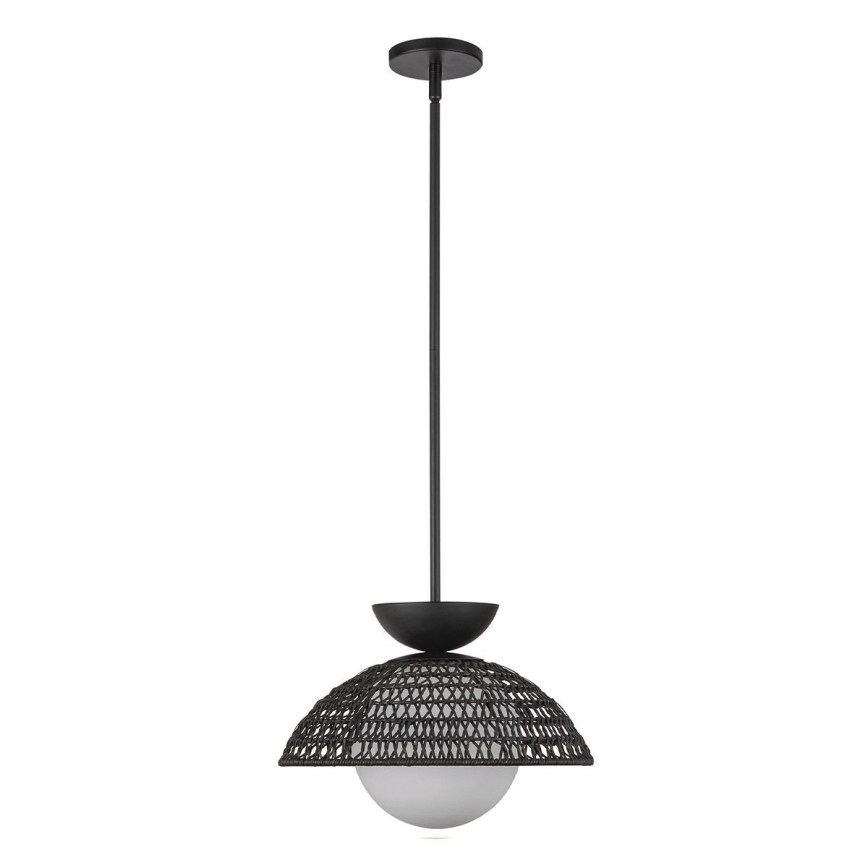 Alora Mood - Luster na stalku PERTH 1xE27/60W/230V prečnik 37,5 cm crna