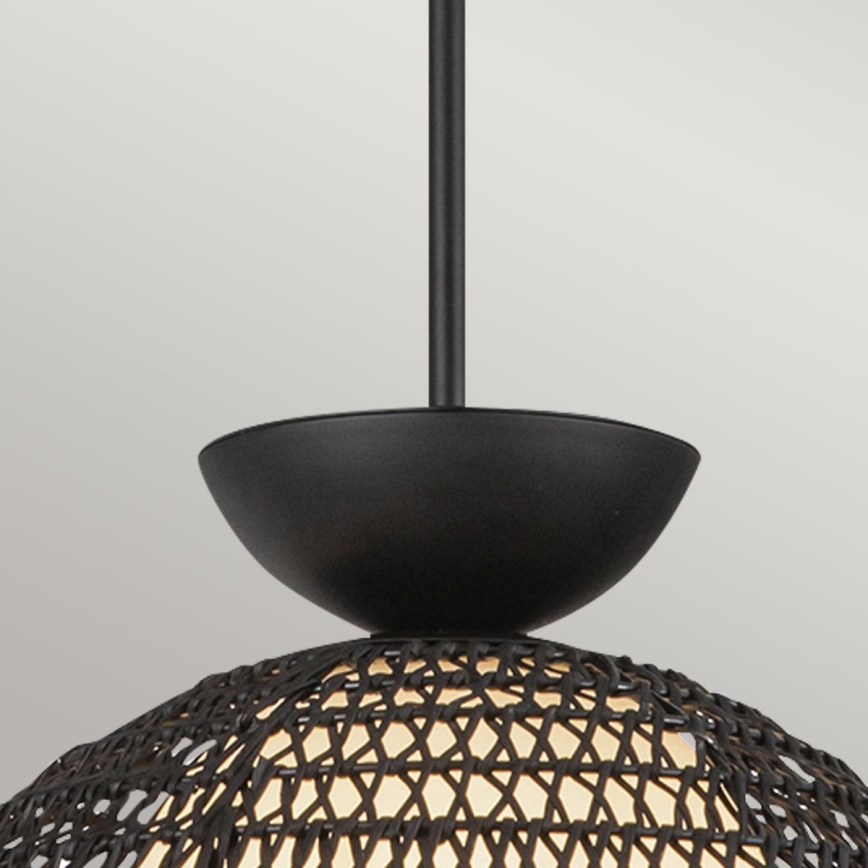 Alora Mood - Luster na stalku PERTH 1xE27/60W/230V prečnik 37,5 cm crna