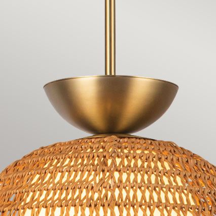 Alora Mood - Luster na šipci PERTH 1xE27/60W/230V prečnik 37,5 cm zlatna