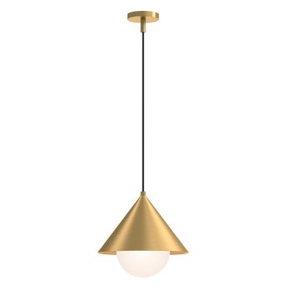 Alora Mood - Luster na sajli REMYCK 1xE27/60W/230V Ø 34,3 cm zlatna