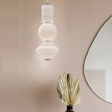 Alora Mood - LED luster na sajli BIJOU LED/20W/230V 3000K matni hrom