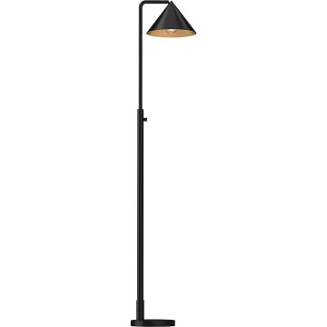 Alora Mood - Stojeća lampa REMYCK 1xE27/60W/230V crna