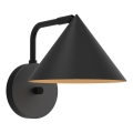 Alora Mood - Zidno svetlo REMYCK 1xE27/60W/230V crno