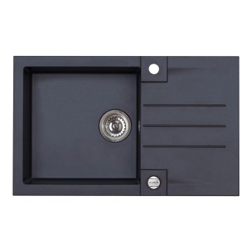 ALVEUS 1090942 - Kuhinjski sudoper ROCK 78x48 cm granit/crna