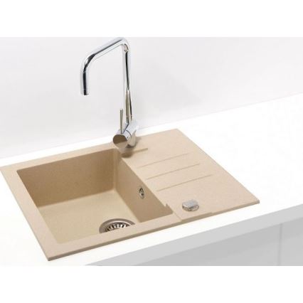 ALVEUS 1090950 - Kuhinjski sudoper ROCK 59,5x47,5 cm granit/bež