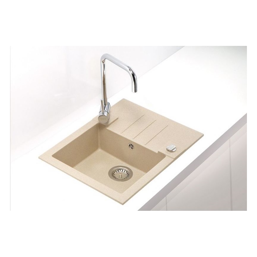 ALVEUS 1090950 - Kuhinjski sudoper ROCK 59,5x47,5 cm granit/bež