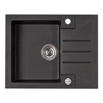 ALVEUS 1090951 - Kuhinjski sudoper ROCK 59,5x47,5 cm granit/crna