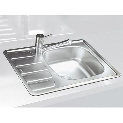 ALVEUS 1098940 - Kuhinjski sudoper ZOOM 61,5x50 cm satin, za ugradnju odozgo