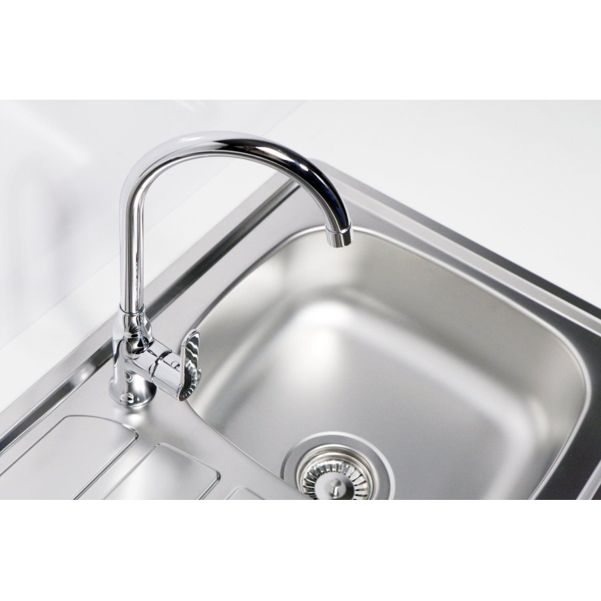 ALVEUS 1098940 - Kuhinjski sudoper ZOOM 61,5x50 cm satin, za ugradnju odozgo