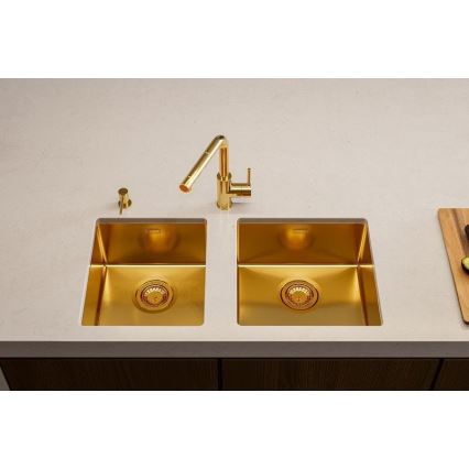 ALVEUS 1103381 - Kuhinjski sudoper QUADRIX 45x45 cm monarch bronza