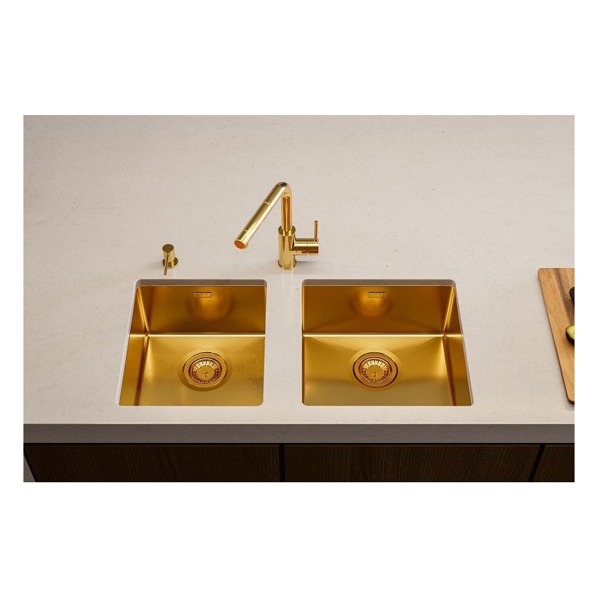 ALVEUS 1103381 - Kuhinjski sudoper QUADRIX 45x45 cm monarch bronza