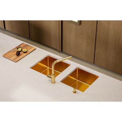 ALVEUS 1103381 - Kuhinjski sudoper QUADRIX 45x45 cm monarch bronza