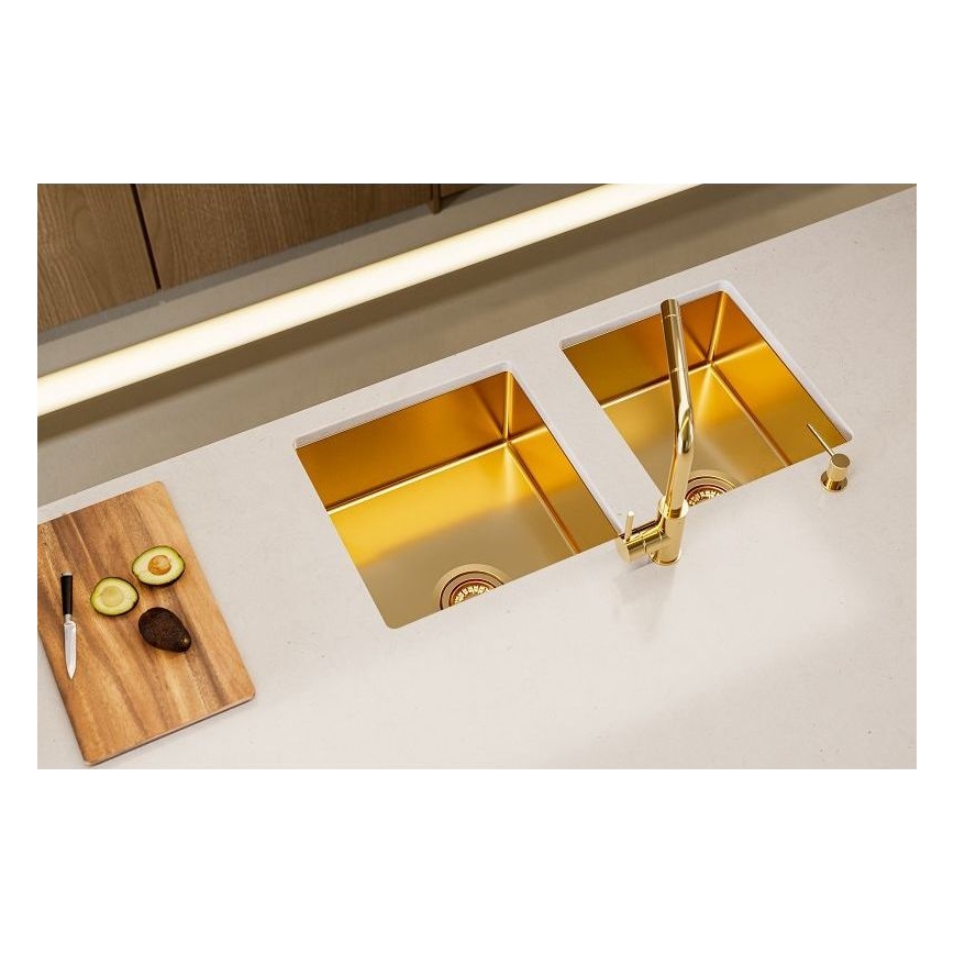 ALVEUS 1103381 - Kuhinjski sudoper QUADRIX 45x45 cm monarch bronza