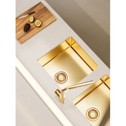 ALVEUS 1103381 - Kuhinjski sudoper QUADRIX 45x45 cm monarch bronza