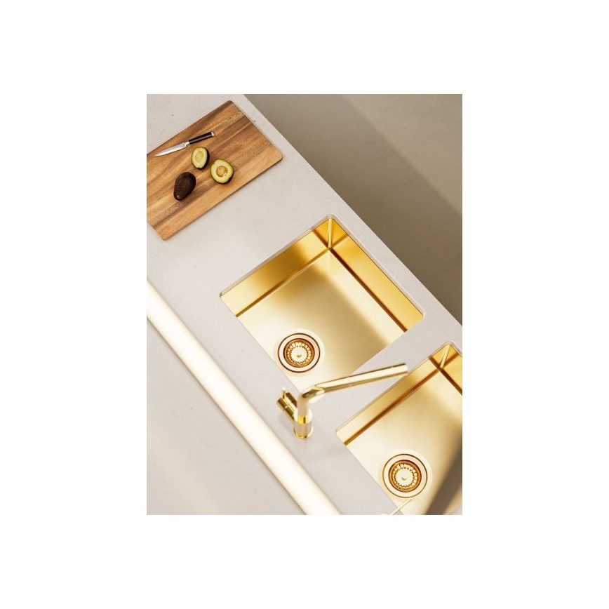 ALVEUS 1103381 - Kuhinjski sudoper QUADRIX 45x45 cm monarch bronza