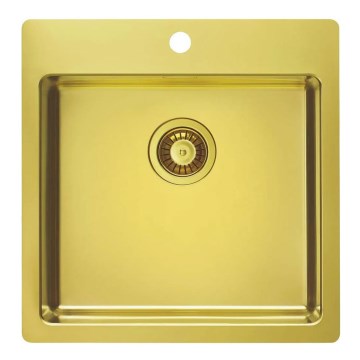 ALVEUS 1106867 - Kuhinjski sudoper PURE 52,5x51,5 cm Monarch zlatan