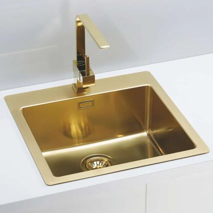 ALVEUS 1106867 - Kuhinjski sudoper PURE 52,5x51,5 cm Monarch zlatan