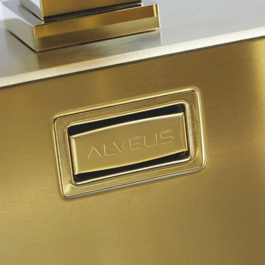 ALVEUS 1106867 - Kuhinjski sudoper PURE 52,5x51,5 cm Monarch zlatan
