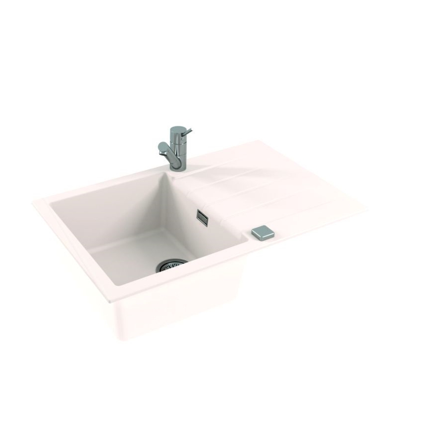 ALVEUS 1132022 - Kuhinjski sudoper CADIT 79x50 cm granit/bela