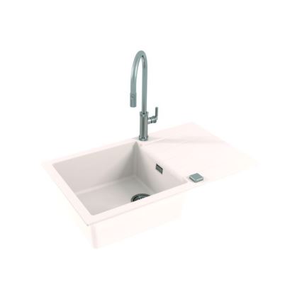 ALVEUS 1132027 - Kuhinjski sudoper CADIT 86x50 cm granit/bela