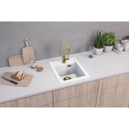 ALVEUS 1139079 - Kuhinjski sudoper ATROX 50x40 cm granit/bela